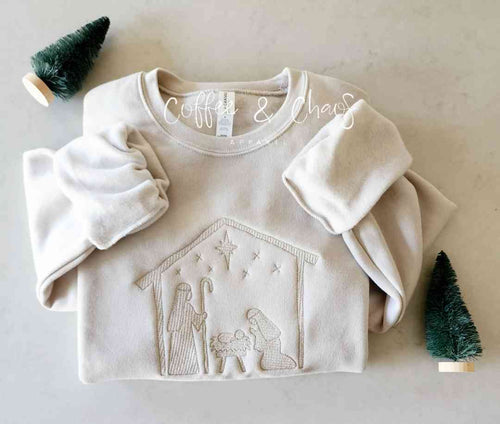 Christmas monochromatic sweatshirt