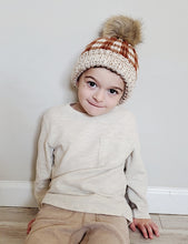 Load image into Gallery viewer, Pumpkin Spice Pom Pom Beanie Hat