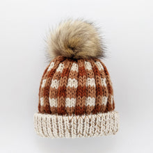 Load image into Gallery viewer, Pumpkin Spice Pom Pom Beanie Hat